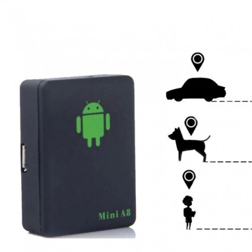 Міні GPS трекер через SIM карту А8 з вбудованим мікрофоном, GPS GSM трекер для авто, Маячок