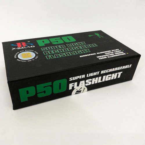 Ручний акумуляторний ліхтар Bailong BL-P08-P50, потужний ручний ліхтарик, ручний ліхтарик led