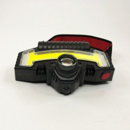 Налобний ліхтарик Bailong BL-W685-LTS+COB+RGB, 5 режимів, водостійкий, ударостійкий, USB кабель Type-c