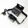 Ліхтар налобний YY-19B-3SMD+2COB(white+yellow+red), Налобний ліхтарик із usb зарядкою