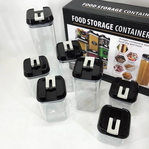 Набір контейнерів для їжі FOOD Storage Container Set на клямках із ущільнювачем із 7 предметів