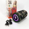Bluetooth колонка портативна TG656 FM-радіо, Гучна колонка для вечірки. Колір: камуфляж