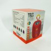 Портативна Bluetooth колонка TG658 8W з RGB підсвічуванням, Музичні колонки для вулиці. Колір: сірий