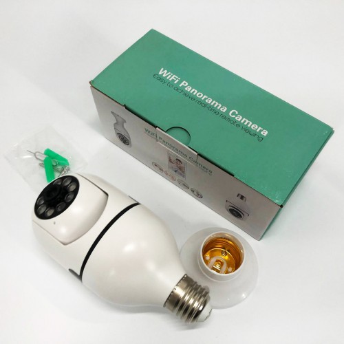 Камера відеоспостереження лампочка CAM L1 E27 WIFI IP 360/90 поворотна