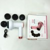 Масажер антицелюлітний для тіла рук та ніг 4 насадки 6 швидкостей Deep Rolling Massager. Колір: білий