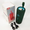 Портативна Bluetooth колонка TG619C FM-радіо USB/TF з ремінцем, колонка з акумулятором. Колір: зелений