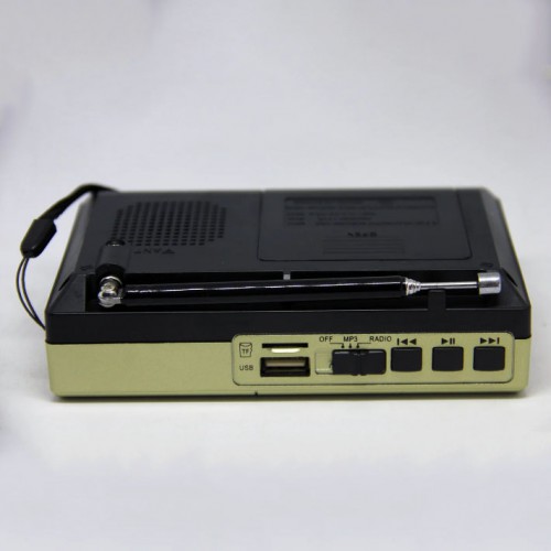Портативна стовпчик радіо MP3 USB Golon RX-6622. Колір: золотий