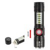 Ліхтар SY-1903C-P50+SMD+RGB Alarm, ЗУ USB, кишеньковий ліхтар із usb зарядкою, надпотужний ліхтарик