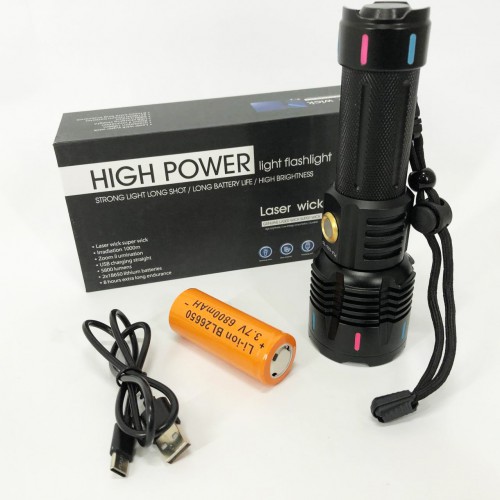 Ліхтар X-BALOG FLUORESCENCE G671/G25 PM30-TG, Надпотужний ліхтарик, Яскравий ліхтарик, Якісний ліхтарик