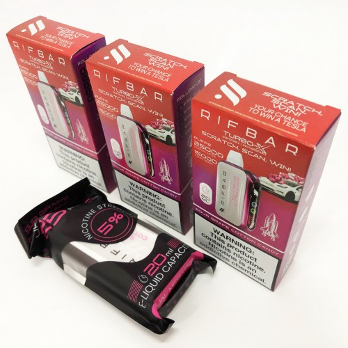 Rif Bar TURBO-X 25000. Кислий виноград Солодка вата (Sour Grape Cotton Candy)