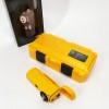 Ліхтарик-запальничка армійська MULTIFUNCTIONAL D51-COB електроімпульсна акумуляторна. Колір: жовтий