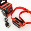 Ліхтар налобний G08-2XPG(white+yellow)+LED(red), Налобний ліхтар для автолюбителів, Led ліхтар налобний