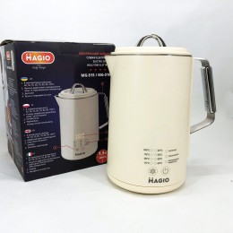 Електрочайник Magio MG-516, 1.5 л, 1500 Вт, з подвійними стінками