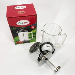 Френч прес Con Brio CB-5935 350 мл, Френч прес скляний на кухню, Френч преси скло