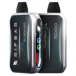 Rif Bar TURBO-X 25000. Чорний лід (Black Ice)