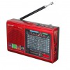 Портативна стовпчик радіо MP3 USB Golon RX-6622. Колір: червоний