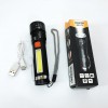 Ліхтар акумуляторний Bailong BL-P716-P50+COB white+red, Портативний світлодіодний ліхтар із зарядкою