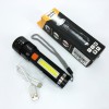 Ліхтар акумуляторний Bailong BL-P716-P50+COB white+red, Портативний світлодіодний ліхтар із зарядкою
