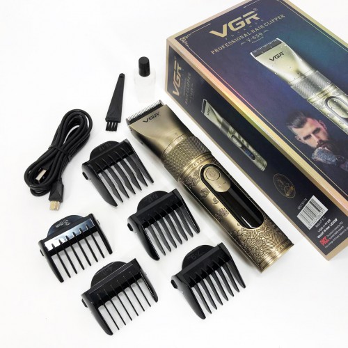 Акумуляторна машинка для стрижки VGR V-659, Машинка для стрижки волосся домашня підстригальна