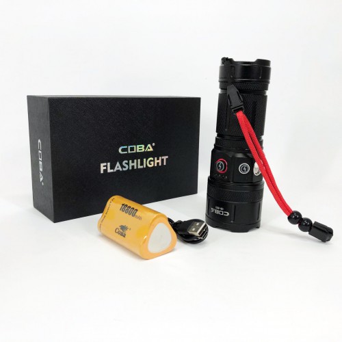Ліхтар CB-B53-TG, 3х18650, power bank, індикація заряду, Ліхтарик світлодіодний для туриста надпотужний