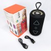 Bluetooth колонка портативна TG656 FM-радіо, акумуляторна колонка для музики. Колір: чорний