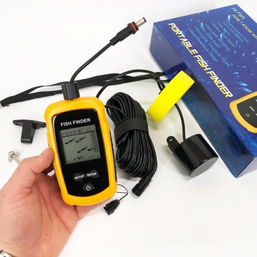 Ехолот портативний Fish Finder до 100м портативний сонар універсальний