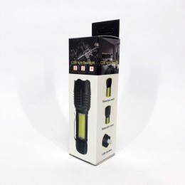 Ліхтарик акумуляторний ручний Bailong BL-29 діод T6 + COB зарядка від USB, ліхтарик led, водонепроникний