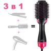 Фен Щітка гребінець 3в1 One step Hair Dryer 1000 Вт 3 режими випрямляч для укладання волосся стайлер з функцією іонізації