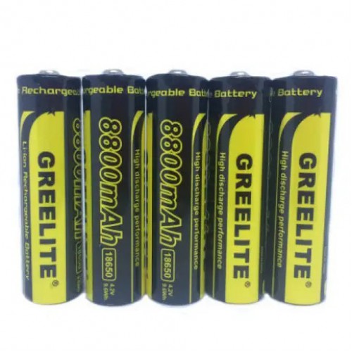 Акумулятор (1шт) 18650 Greelite 4.2V 9.6Wh Li-ion батарейка для ліхтарика