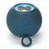 Бездротова потужна колонка TG337 з Bluetooth, RGB-підсвічуванням та радіо. Колір: синій