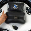 Авто подушки 2шт — набір BMW з натуральної шкіри, на підголівник у машину, Автомобільна подушка БМВ