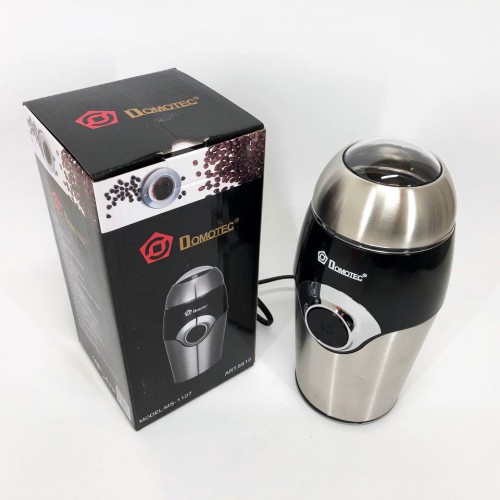 Кавомолка DOMOTEC MS-1107, електрична кавомолка для турки, портативна кавомолка, подрібнювач кави