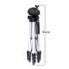 Штатив для телефону та фотоапарата Tripod 3110 PRO портативний трипод 0,35-1.02м висота. Колір: срібний