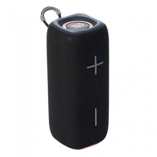 Портативна Bluetooth колонка TG654 8W з підсвічуванням, акумуляторна колонка для музики. Колір: чорний