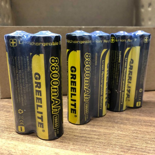 Акумулятор (1шт) 18650 Greelite 4.2V 9.6Wh Li-ion батарейка для ліхтарика