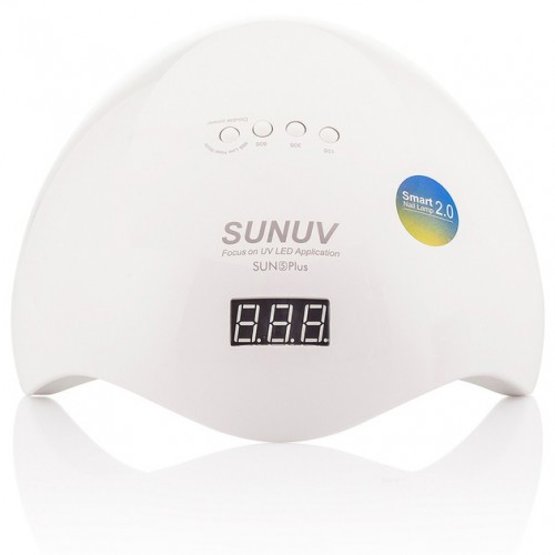Лампа SUNUV SUN 5 PLUS 48W WHITE UV/LED для полімеризації, Професійна лампа для нігтів з таймером
