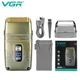 Професійна електробритва Шейвер VGR V-335 Shaver з трьома ножовими блоками, бритва для бороди