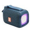 Портативна Bluetooth колонка TG339 5W з RGB підсвічуванням, Bluetooth колонка для вулиці. Колір: синій