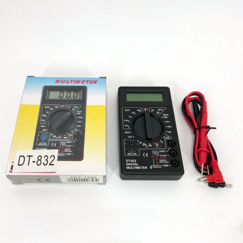 Мультиметр цифровий тестер Digital DT-832 зі звуковим дзвінком, тестер напруги цифровий