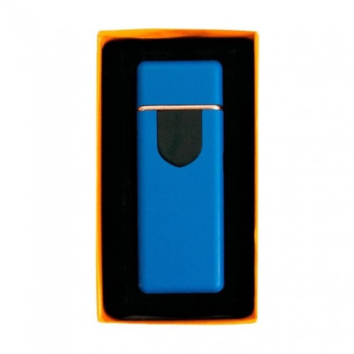 Електрозапальничка USB ZGP ABS, сенсорна електрична запальничка спіральна. Колір: синій