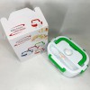 Ланч бокс електричний з підігрівом Lunch Heater 220 V Pro, Термос для їжі для дітей. Колір: зелений