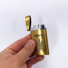 Турбо запальничка, кишенькова запальничка "Ukraine" 325, незвичайна запальничка, вітрозахисна. Колір: золотий