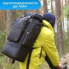 Рюкзак тактичний чорний 4в1 70 л Водонепроникний туристичний рюкзак. Колір: чорний