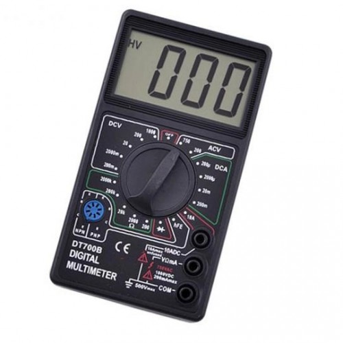 Цифровий мультиметр Digital DT700B з великим дисплеєм, тестер для вимірювання напруги, якісний