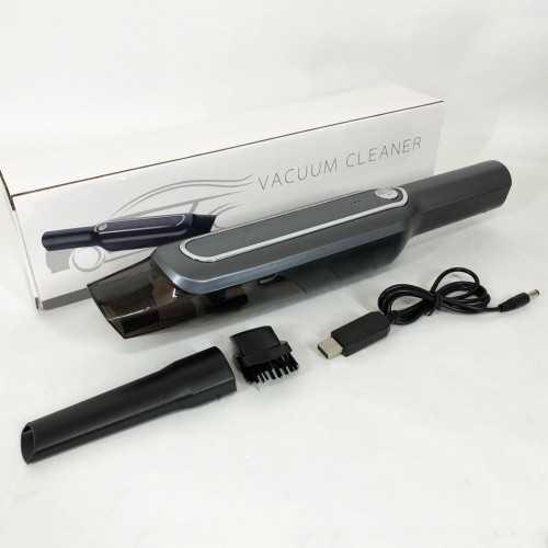 Пилосос Car vacum cleaner з акумулятором, автомобільний пилосос бездротовий. Колір: чорний