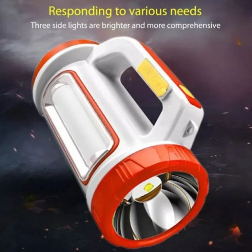 Ліхтар переносний кемпінг 6088-LED+COB з функцією PowerBank, ліхтарі для кемпінгу camping. Колір: помаранчевий