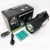 Ліхтар кемпінг переносний T100A-10W+2COB з бічними LED white/red/blue, Акумуляторна лампа для кемпінгу