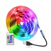 Світлодіодна стрічка SMD 5050 RGB LED 2 м IP65 з пультом та блоком живлення USB, 2м, Стрічка світлодіодна 5050