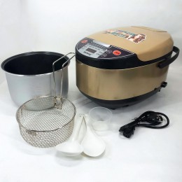 Мультиварка Rainberg RB-6207 З Фритюрницею, 12 Програм, скороварка пароварка мультиварка. Колір бежевий