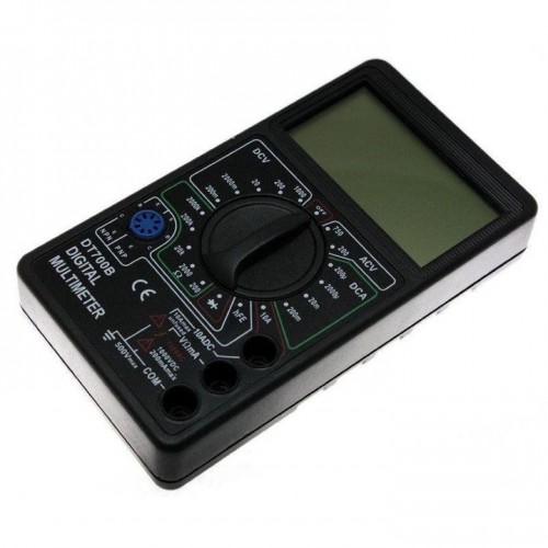 Цифровий мультиметр Digital DT700B з великим дисплеєм, тестер для вимірювання напруги, якісний